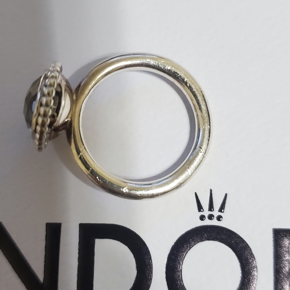 Pandora sterling silver CZ Brilliant Legacy Halo Ring size 56 - Picture 9 of 10